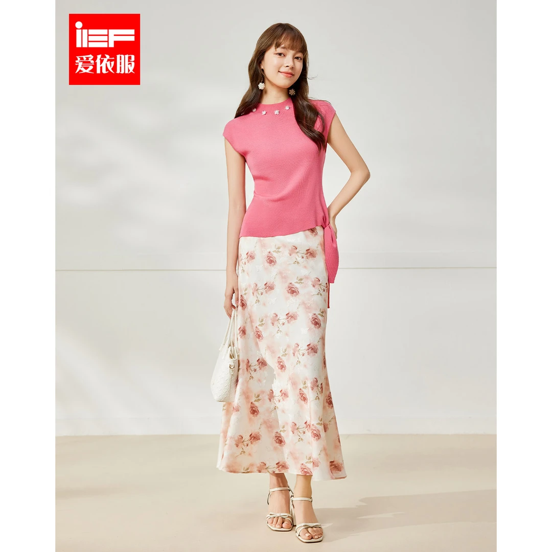 IEF/爱依服2025夏季新款出游时尚穿搭气质温柔显白减龄上下套裙