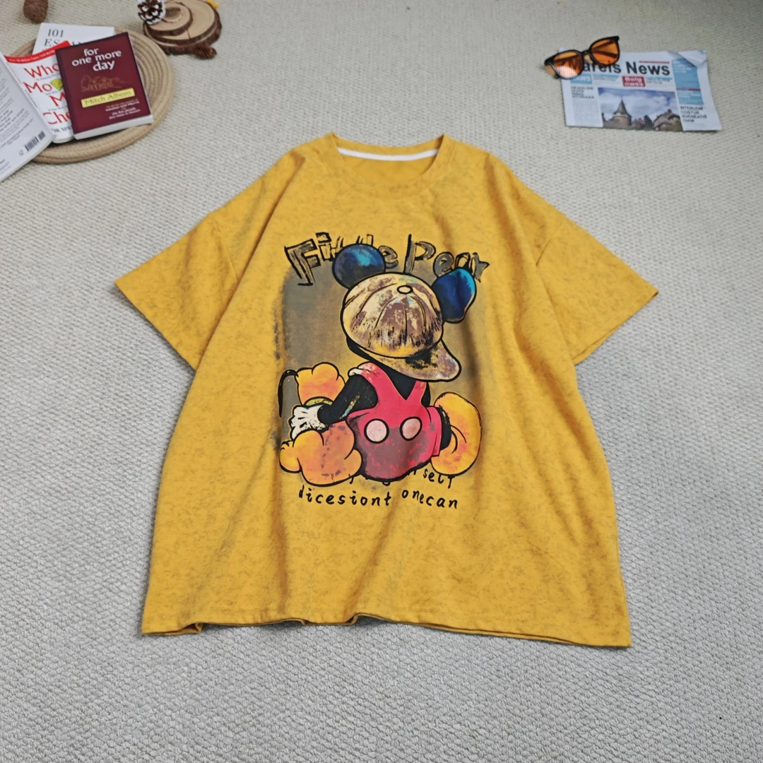 【蟹蟹推荐】2025新款宽松百搭时尚短袖T恤8881