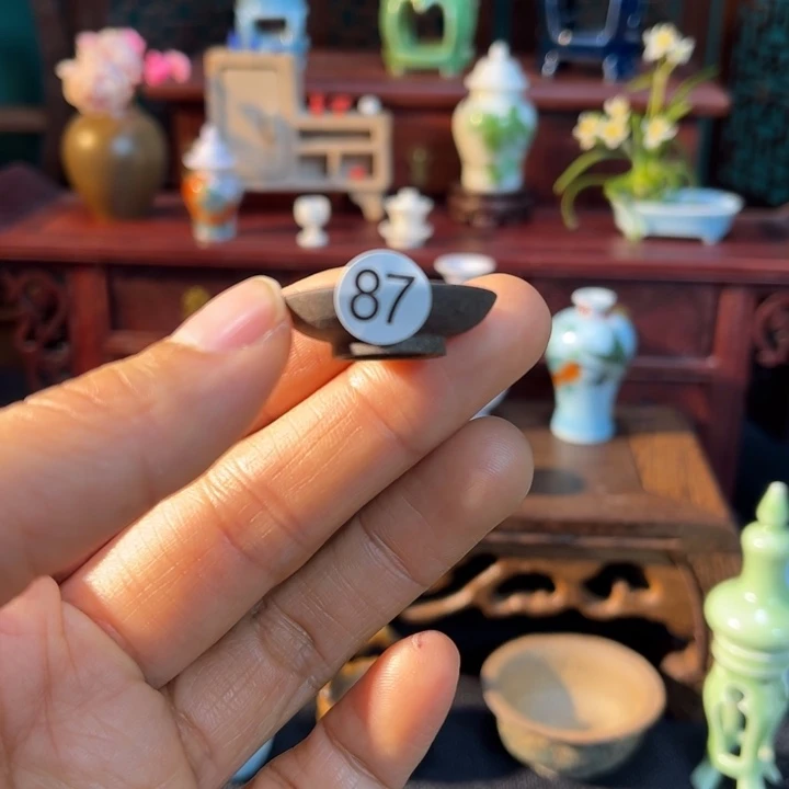 摆件微陶老王迷你花瓶