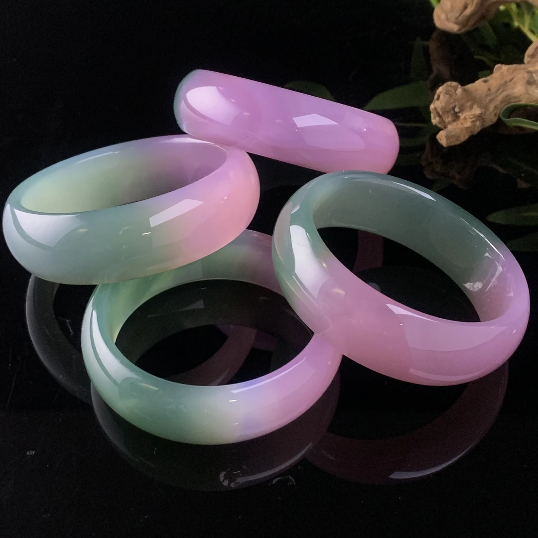 S7784大轮胎-秦紫玉玛瑙手镯-多样性发其一