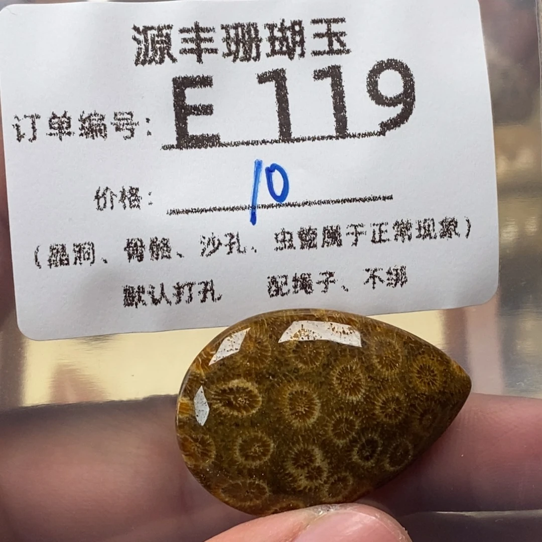 诠***诠硅化玉未镶嵌颈饰