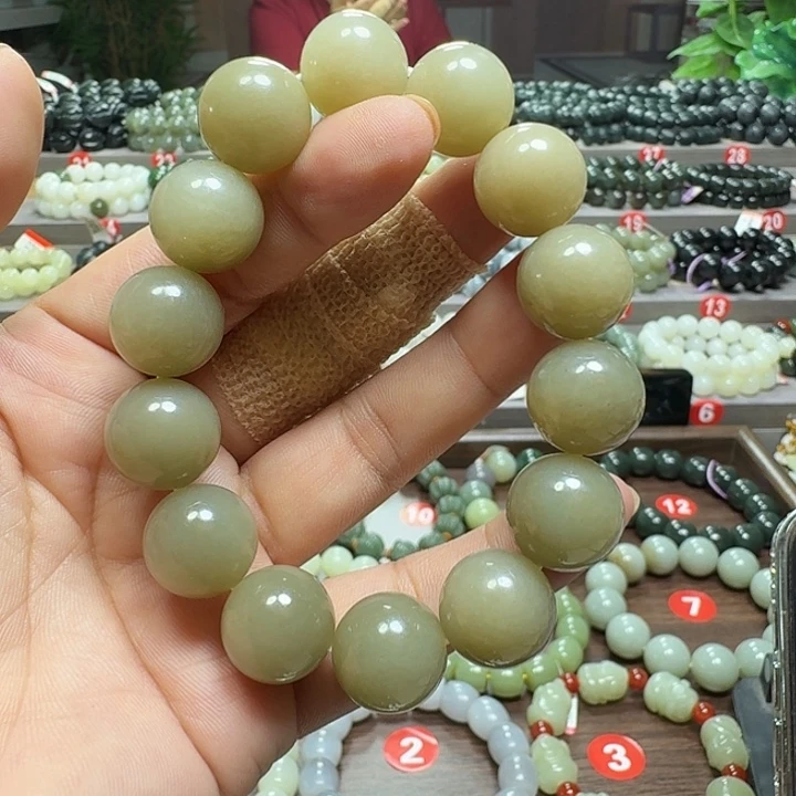 未镶嵌手链和田玉新疆且末糖卡16