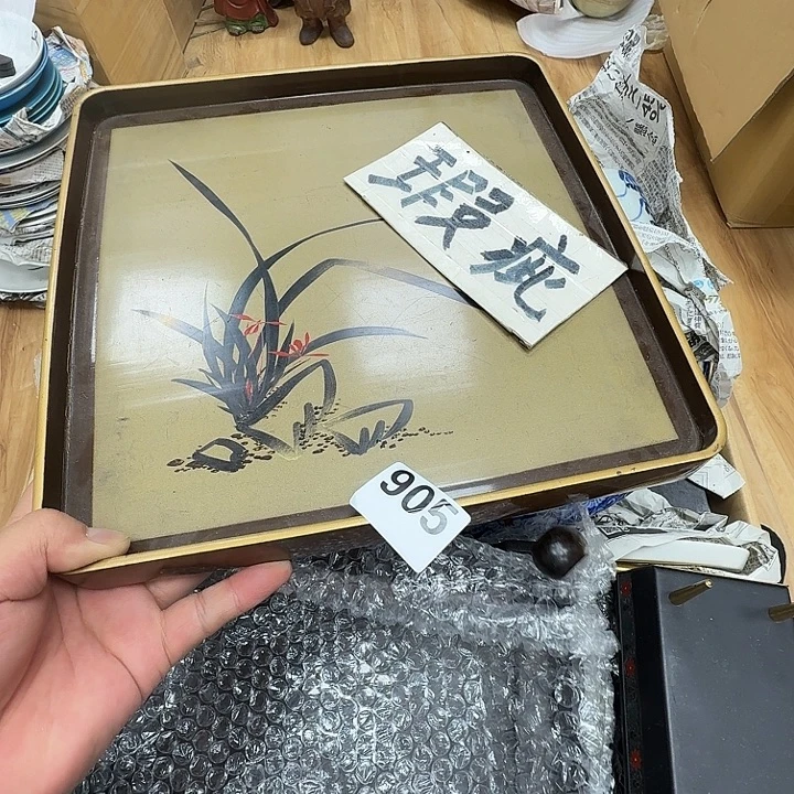 瓷片工艺品摆件瓷器摆件正能量