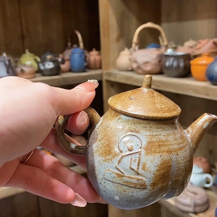 柴烧老岩泥高端茶器