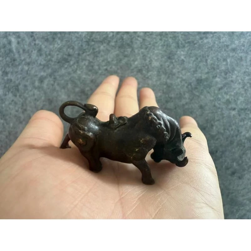 【孤品捡漏】铜牛摆件