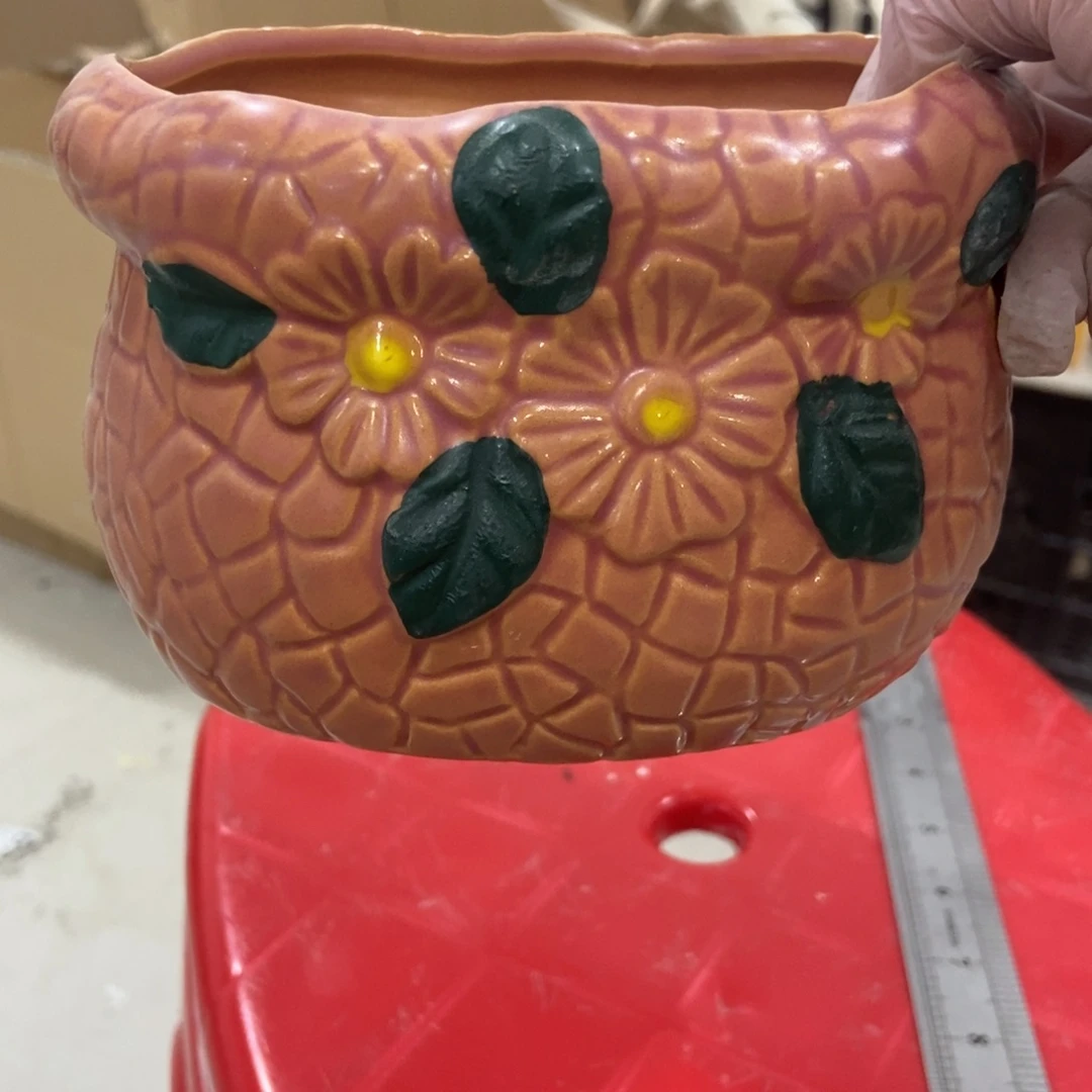 红陶高温陶瓷花盆