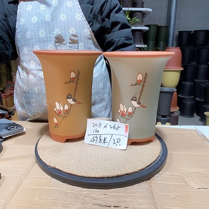 紫砂花盆紫砂花盆