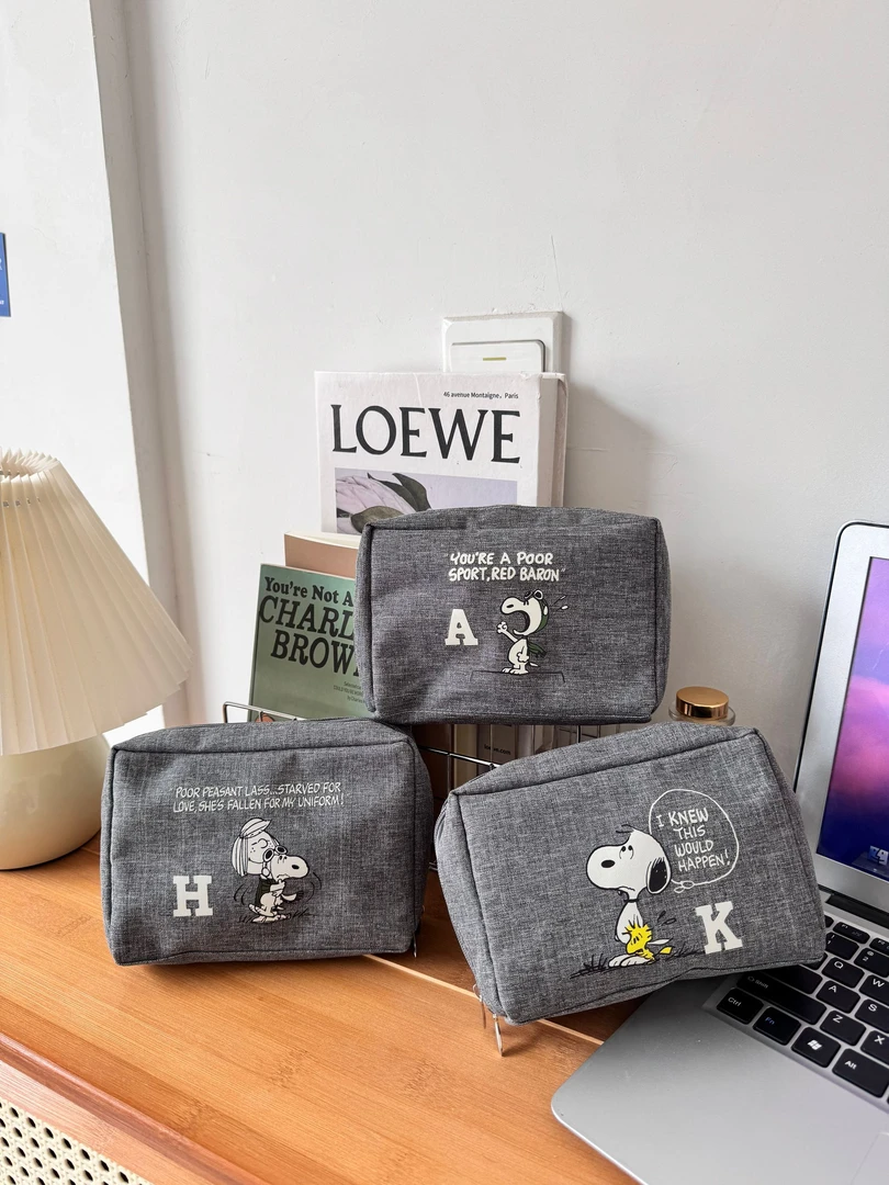 印花努比手拿包18*11