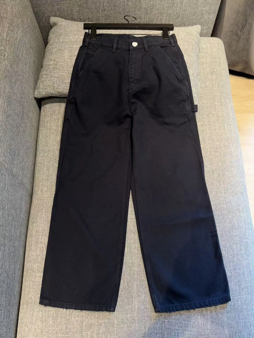 【MUOOT】 25新款休闲时尚百搭藏蓝色牛仔裤116E09276