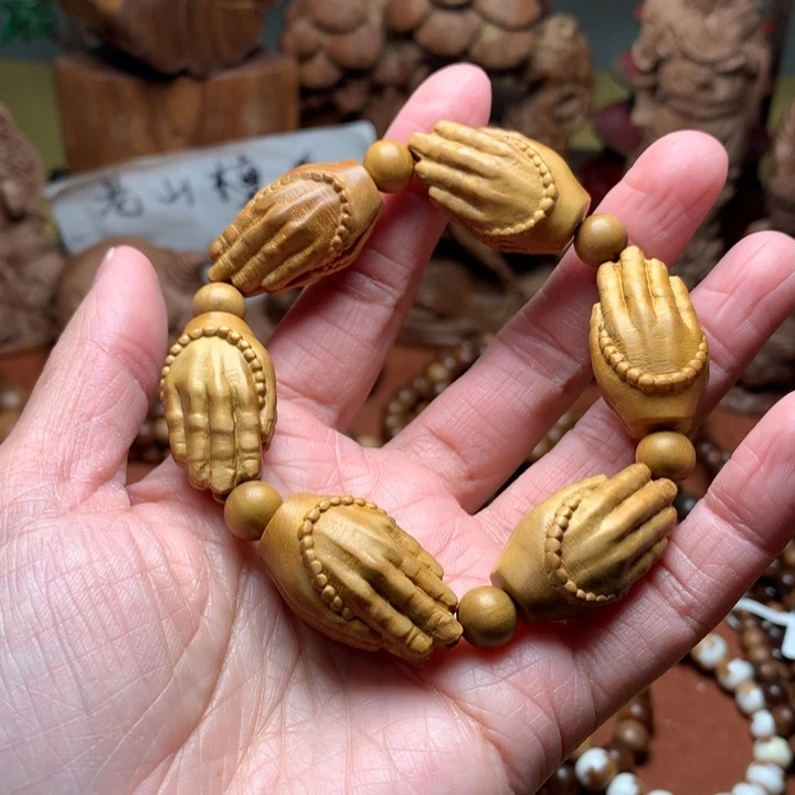 手串/手链檀香木老山檀佛手手串