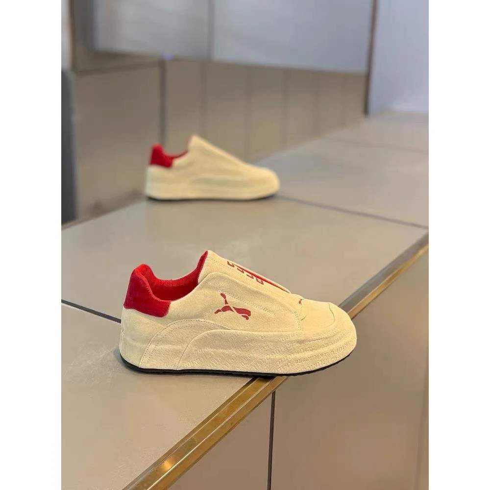 EAEOVNI男鞋新款潮流透气舒适低帮耐磨休闲皮面时尚轻便休闲鞋男