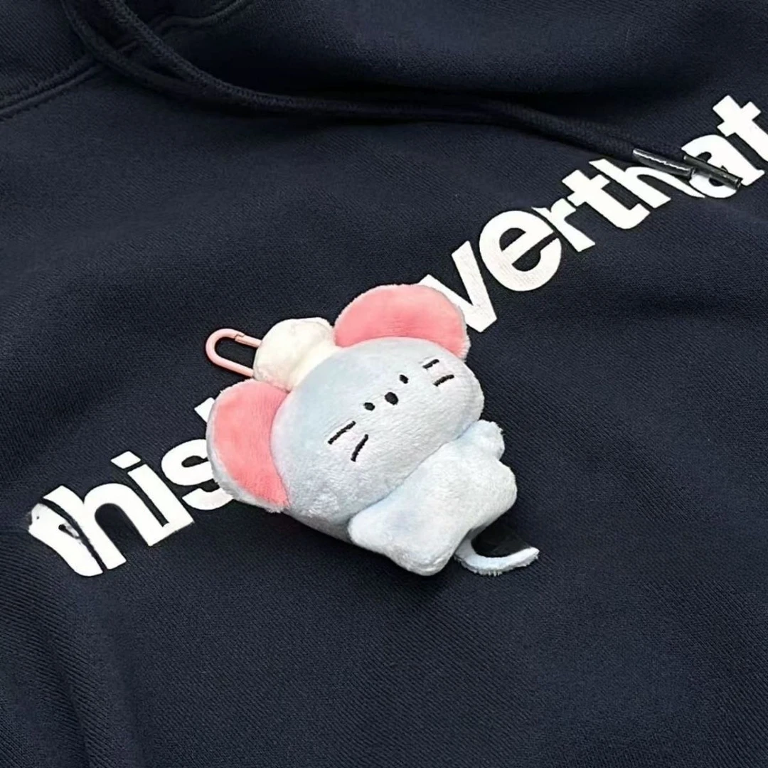 可爱创意公仔贪吃鼠钥匙扣包包挂饰礼物卡通玩偶幸运毛绒挂件Tk