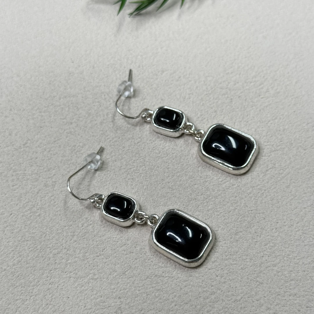 铜合金玻璃耳饰 复古宫廷风扫肩耳环bp1792