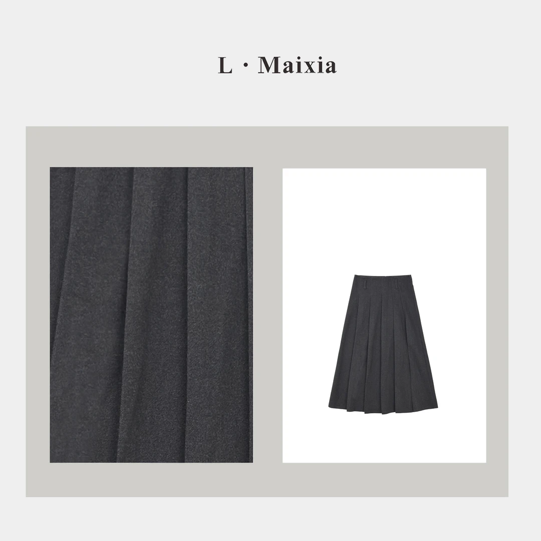 L.MAIXIA/露·玛莉先2025女士半身裙ZK-26776