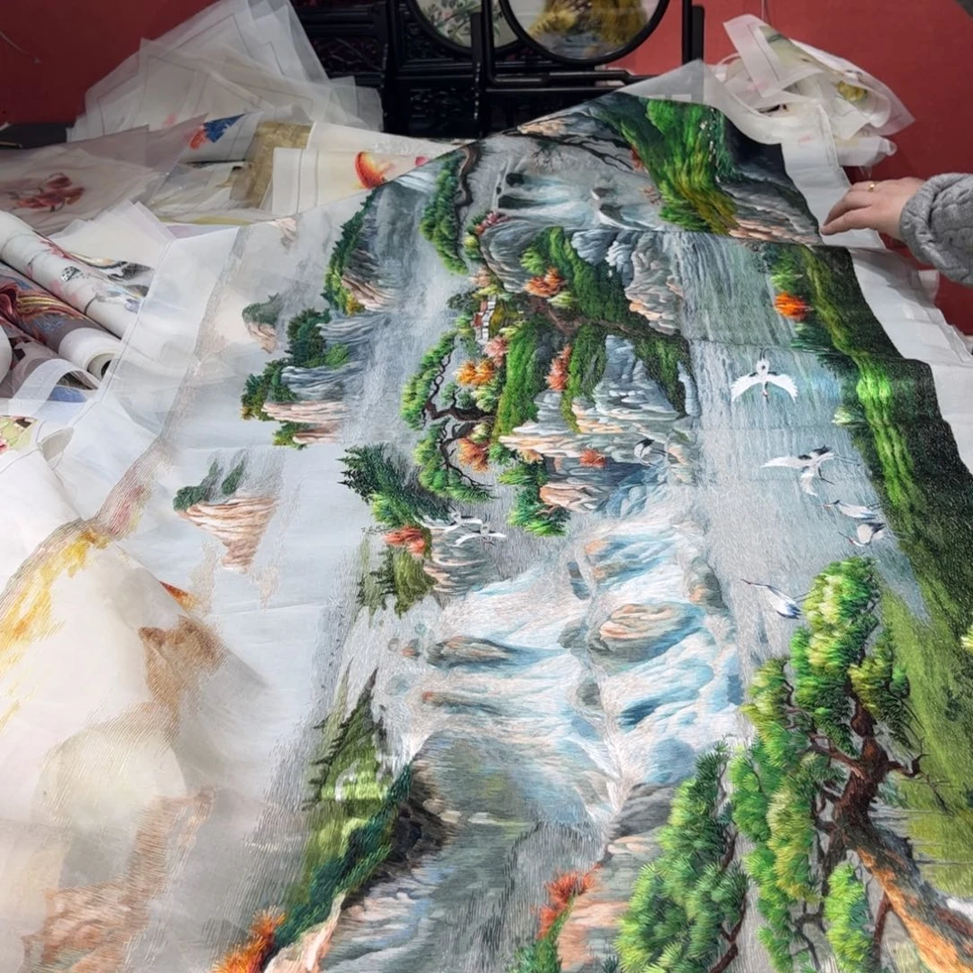 织绣纯手工打造全网最高性价比
