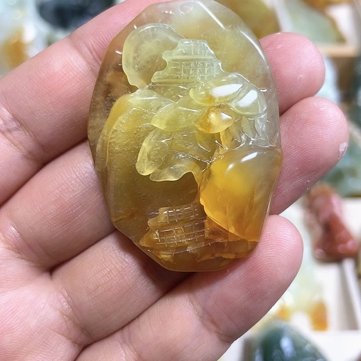 岫玉吊坠(不含链)未镶嵌