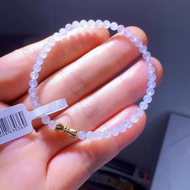 定制翡翠未镶嵌卡4天然缅甸翡翠手链