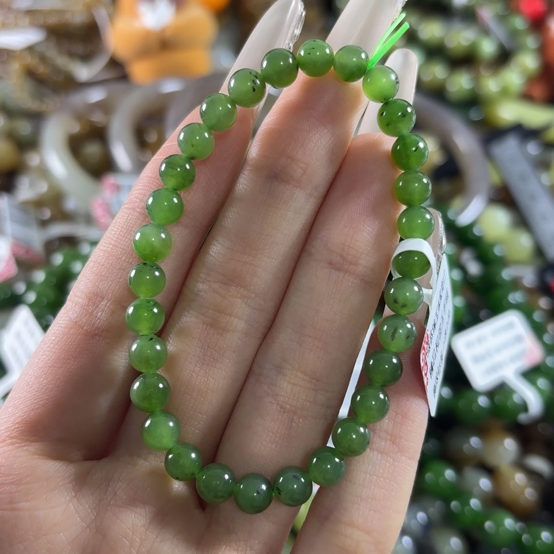 和田玉未镶嵌手链4