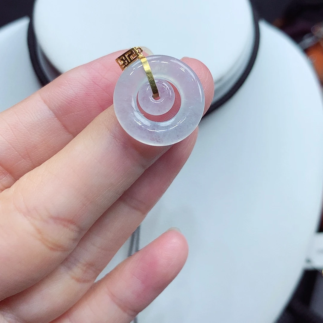 翡翠未镶嵌颈饰翡翠1，16.6/3.4