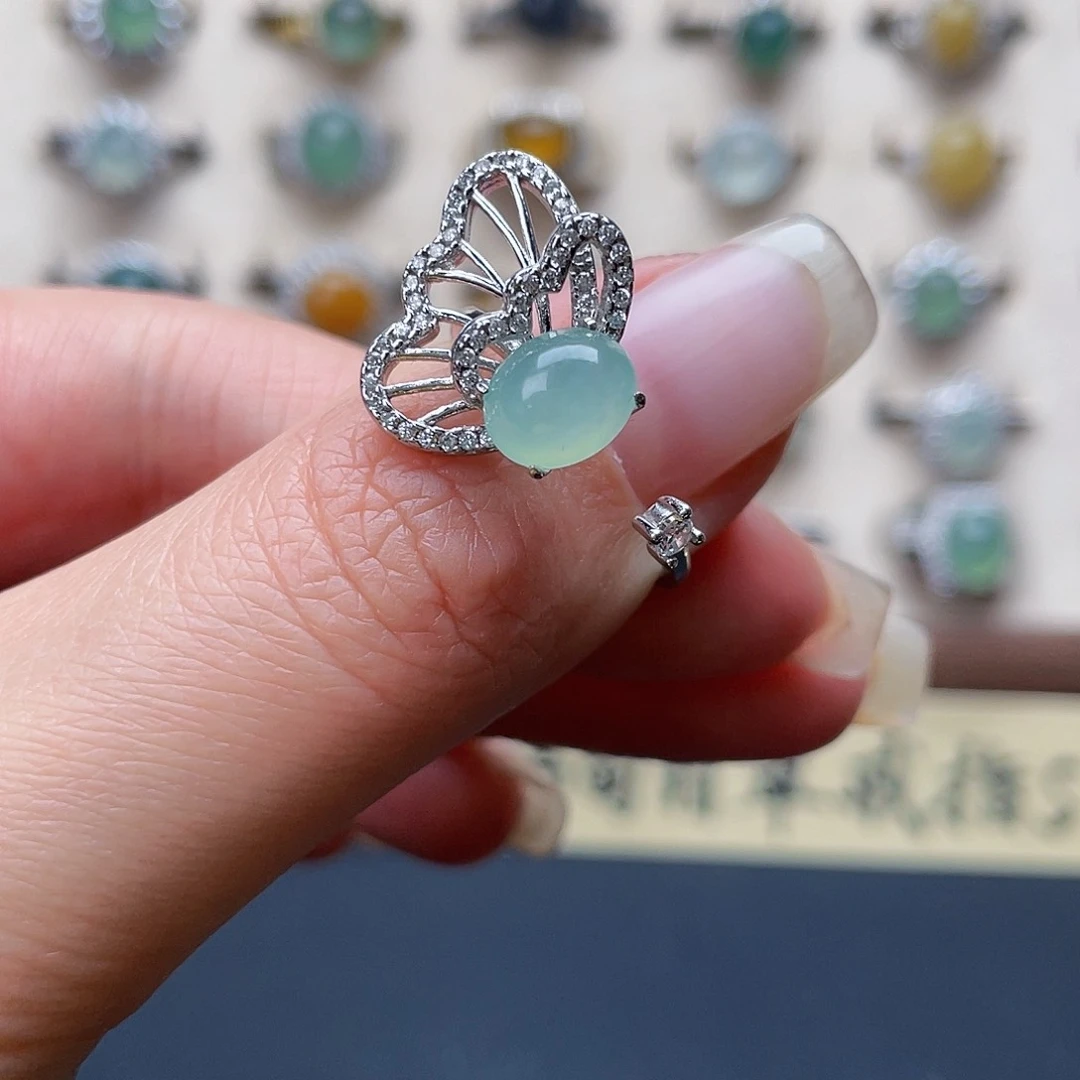 翡翠戒指未镶嵌戒指