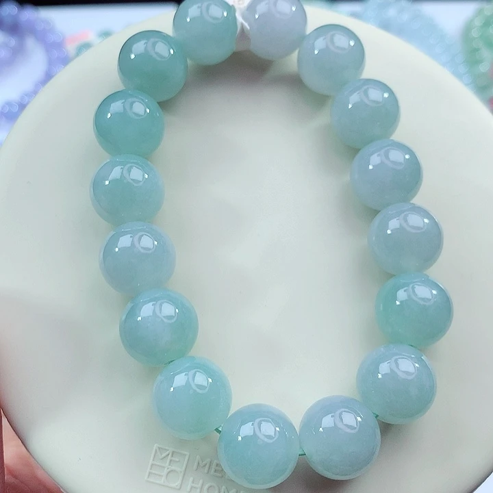 翡翠未镶嵌手链卡13