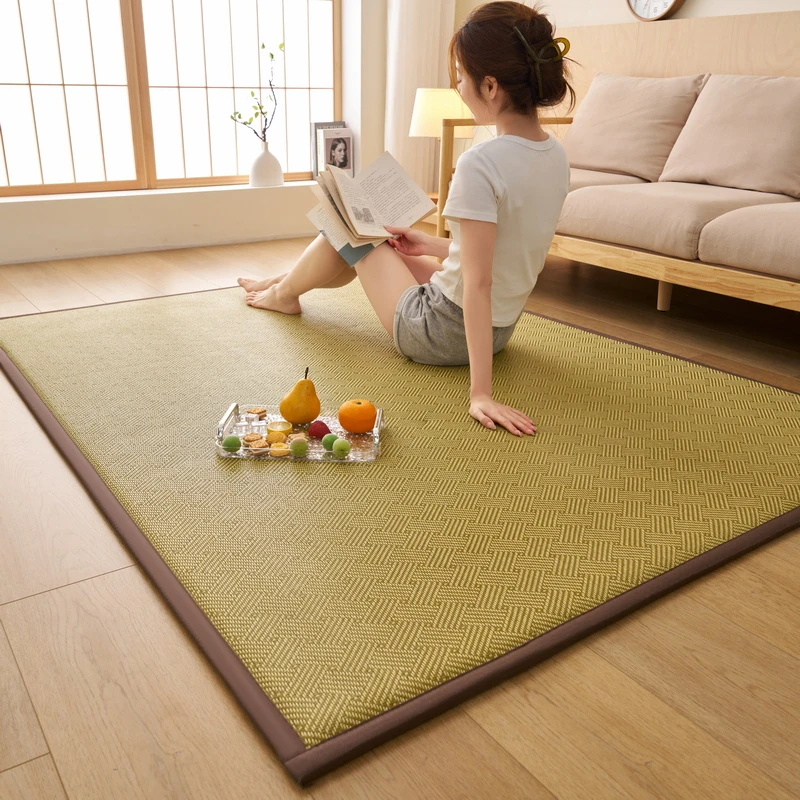 夏天打地铺神器藤席床垫子学生宿舍凉席榻榻米地铺睡垫午休爬爬垫