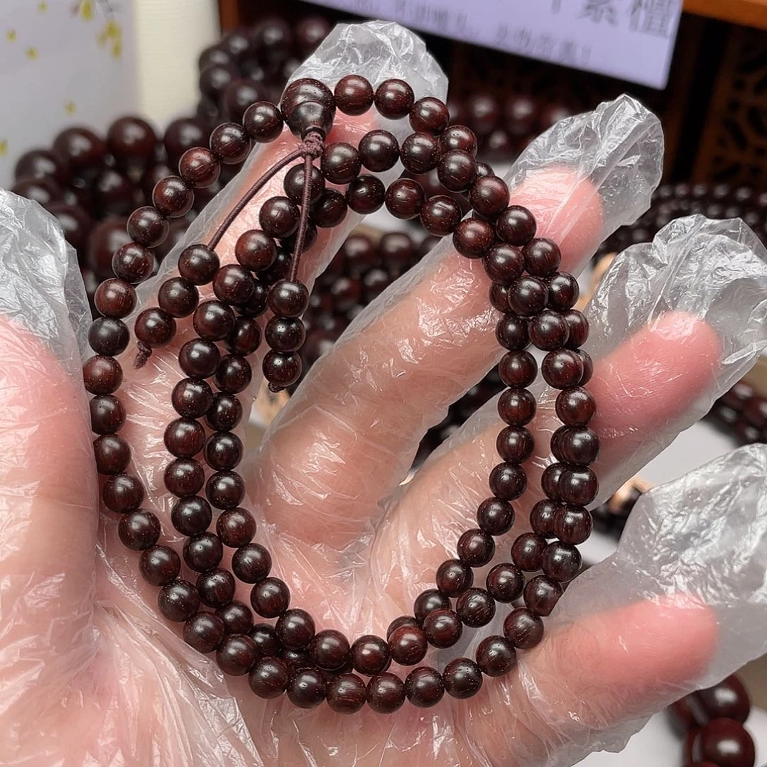 小叶紫檀手串/手链精挑一 0.6*108