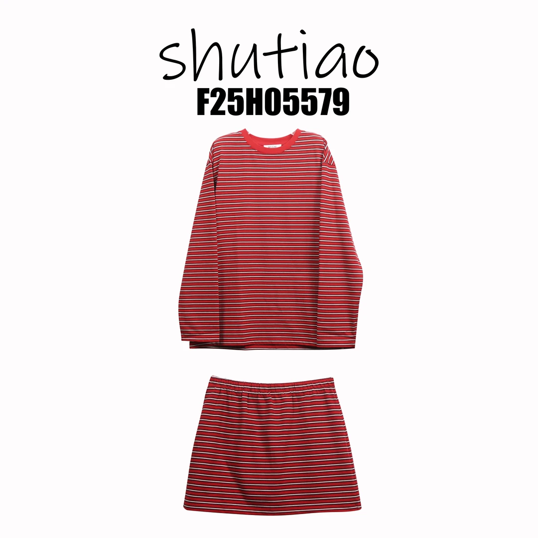 【SHUTIAO】2025秋冬：新款小众设计款套装F25H05579