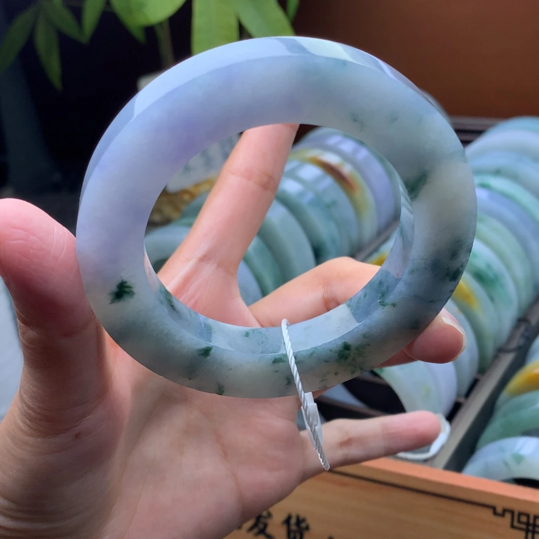 未镶嵌定制手镯定制翡翠定制55-59