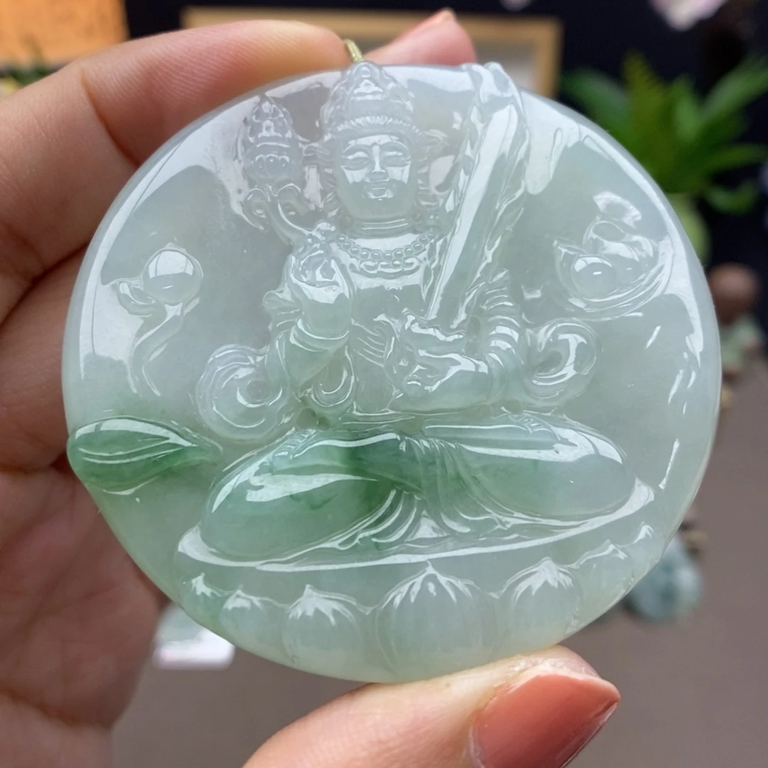 翡翠未镶嵌颈饰吊坠