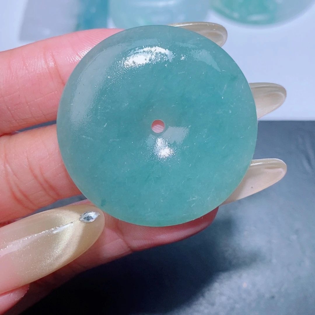 定制翡翠未镶嵌毛货翡翠挂件