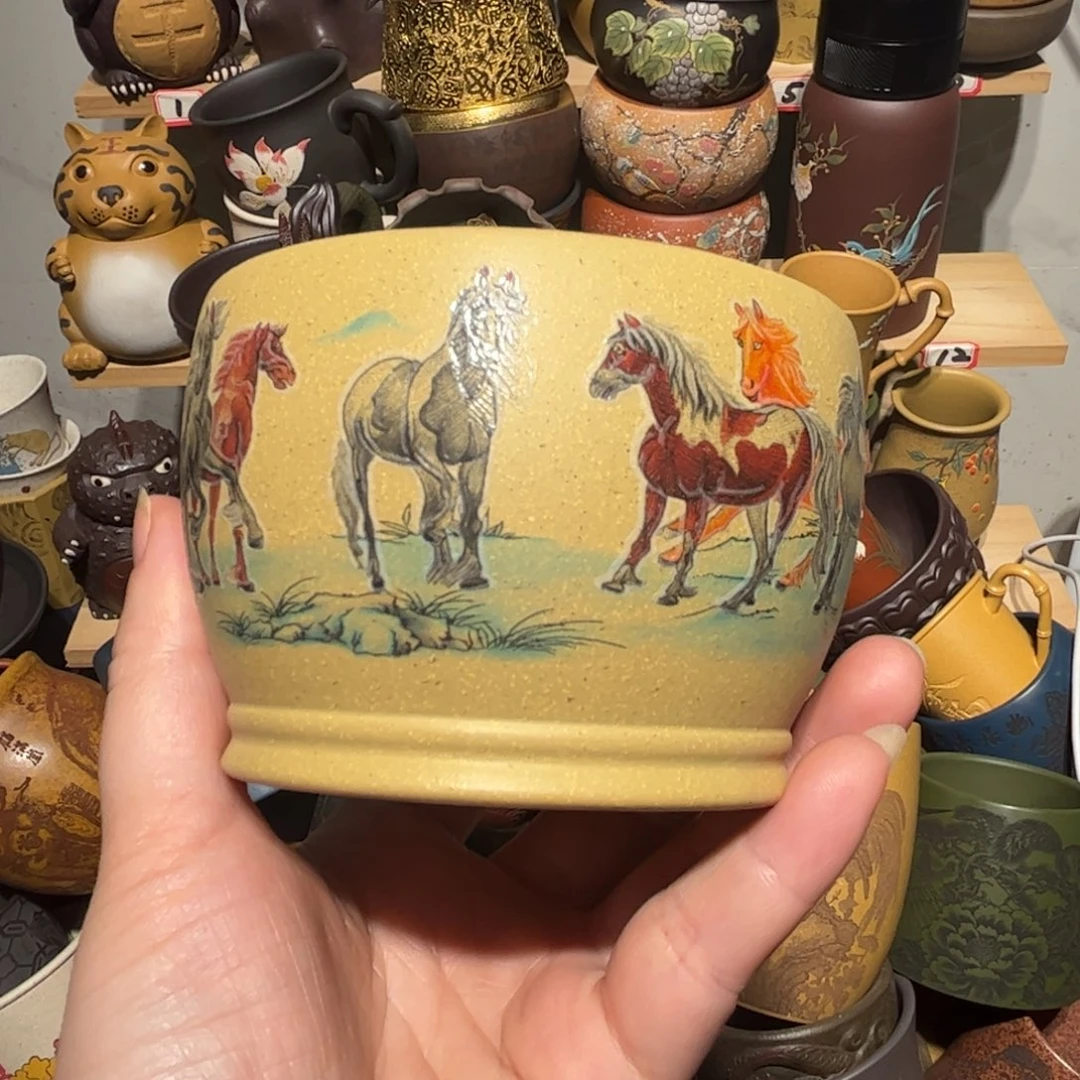 紫砂茶杯宜兴紫砂主人杯