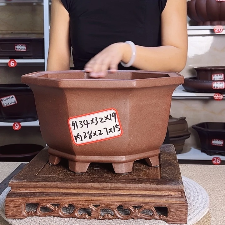 紫砂花盆紫砂花盆