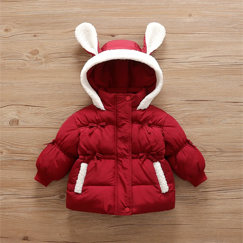 新款女童秋冬款洋气冬装加绒棉服女宝宝棉衣儿童外套冬季爆款棉袄
