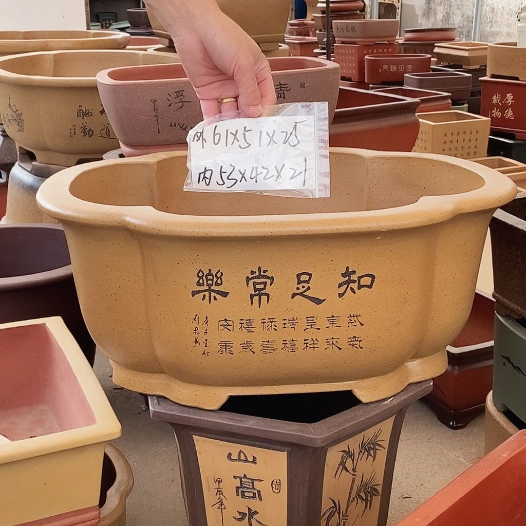 紫砂花盆紫砂花盆