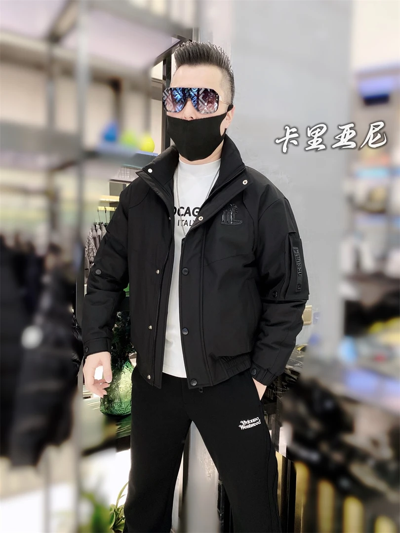 新款高端男士羽绒服冬季休闲百搭修身高档时尚爆款加厚男羽绒