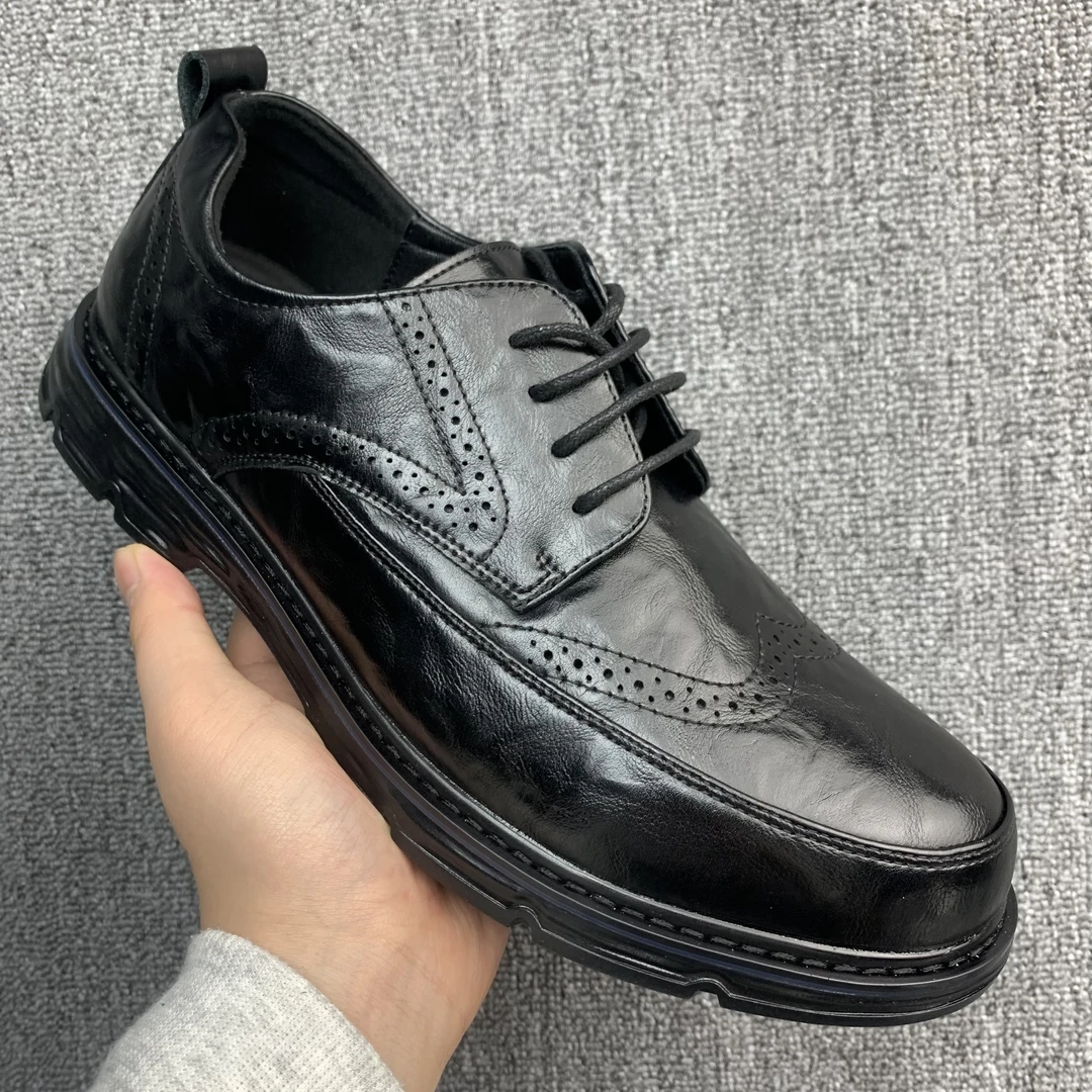 Z0618断码真皮男鞋（样鞋稍有磨损轻微瑕疵介意勿拍！）