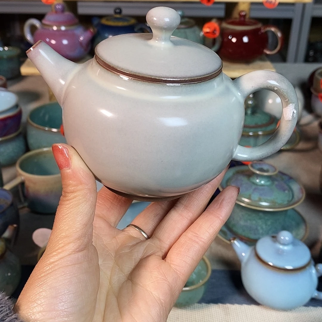 正***德神后钧瓷手工……茶器微瑕