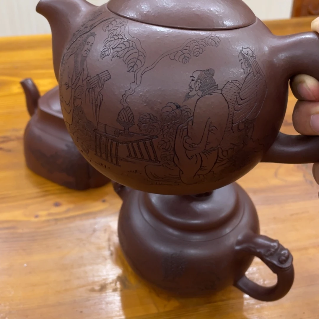 茶壶紫砂一*人宜兴紫砂