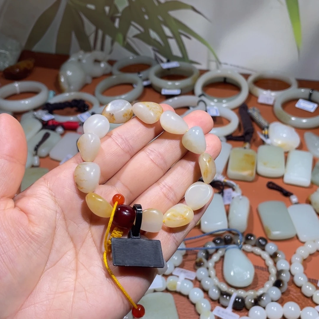 和田玉（白玉）未镶嵌手链