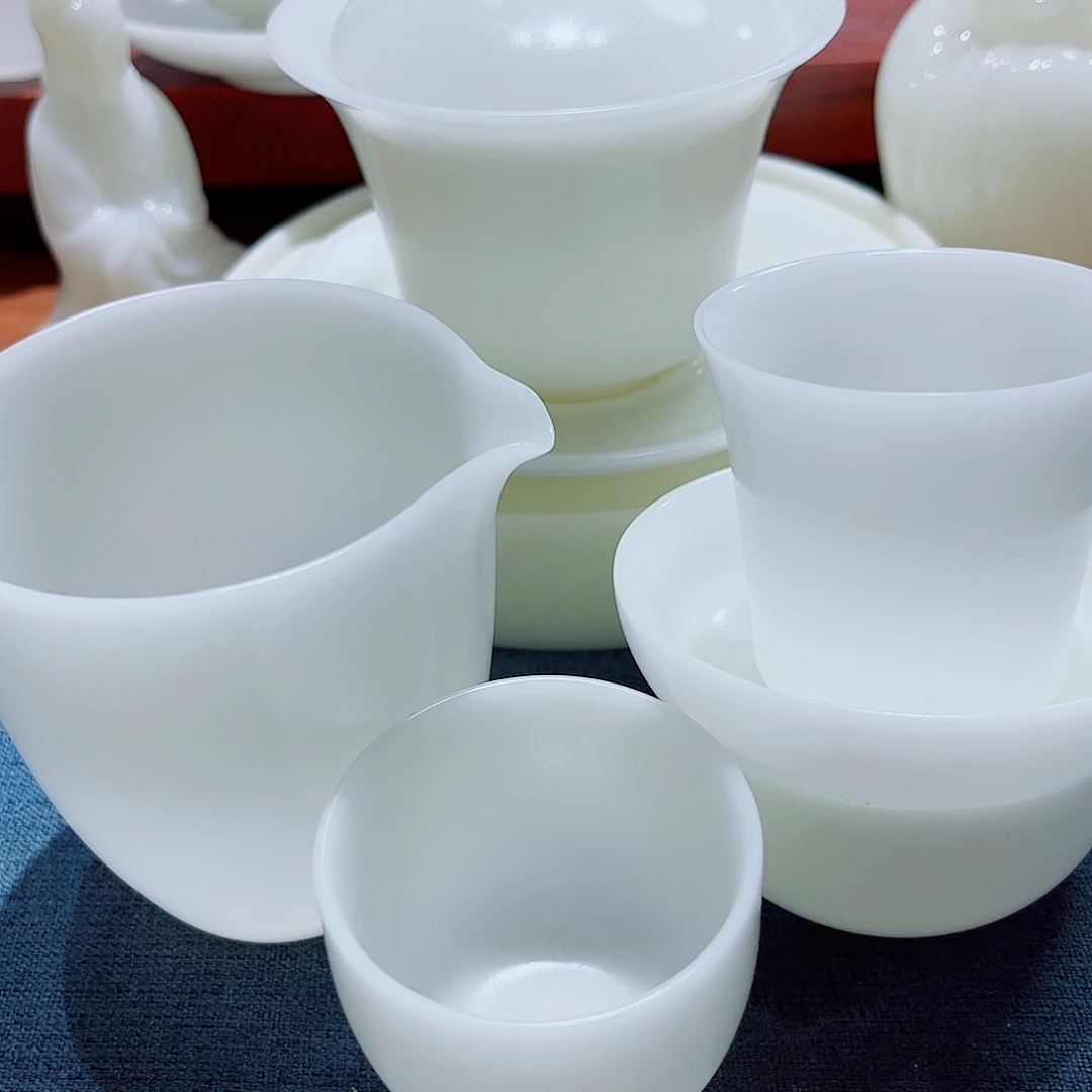 陶瓷素烧璞玉150cc加6杯套组安全
