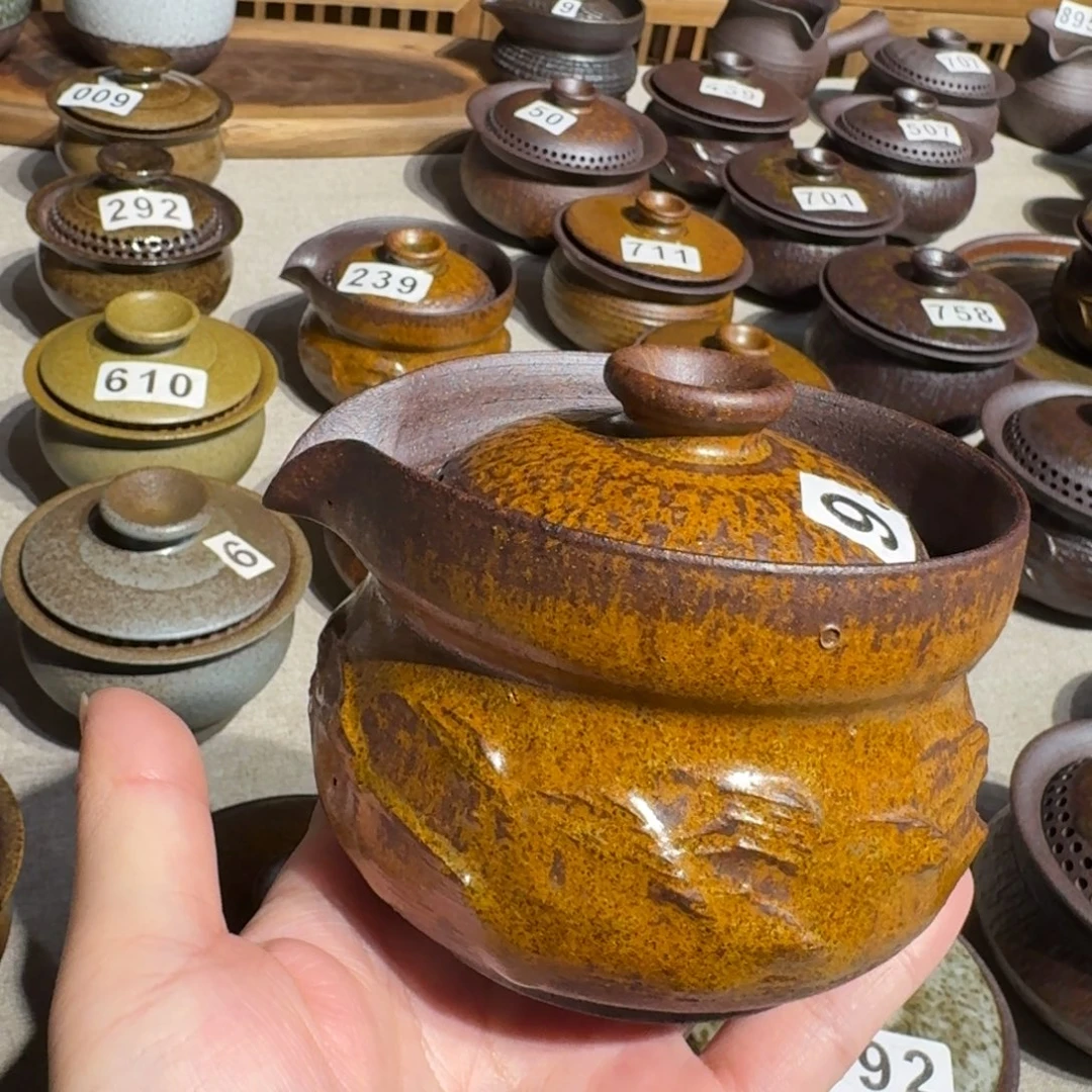 摆件粗瓷茶具素色茶具