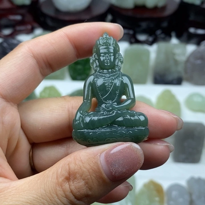 和田玉（碧玉）未镶嵌颈饰9