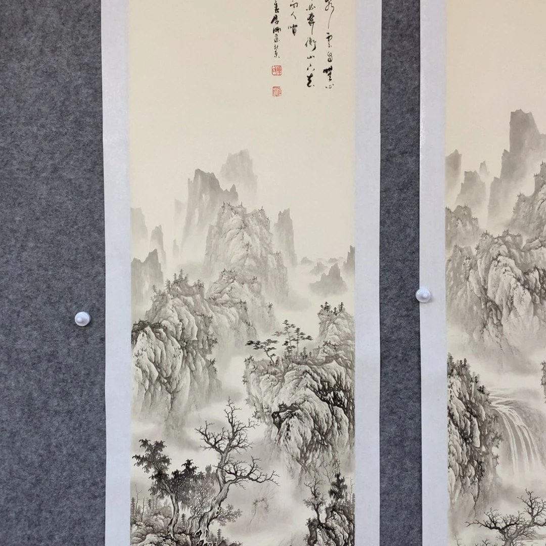 @***i国画山水作品写意