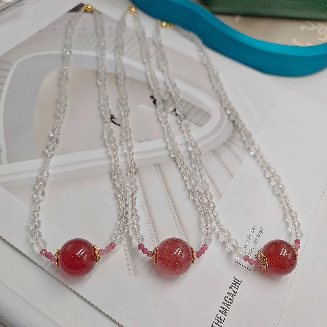 石英质玉项链简约气质时尚多样性发货一件370号