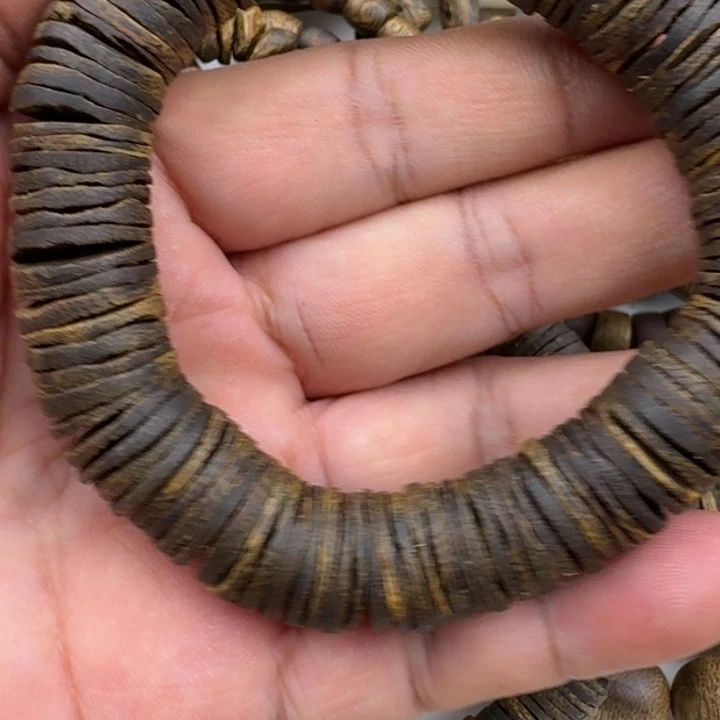 天***涯手串沉香乌身手串24克加