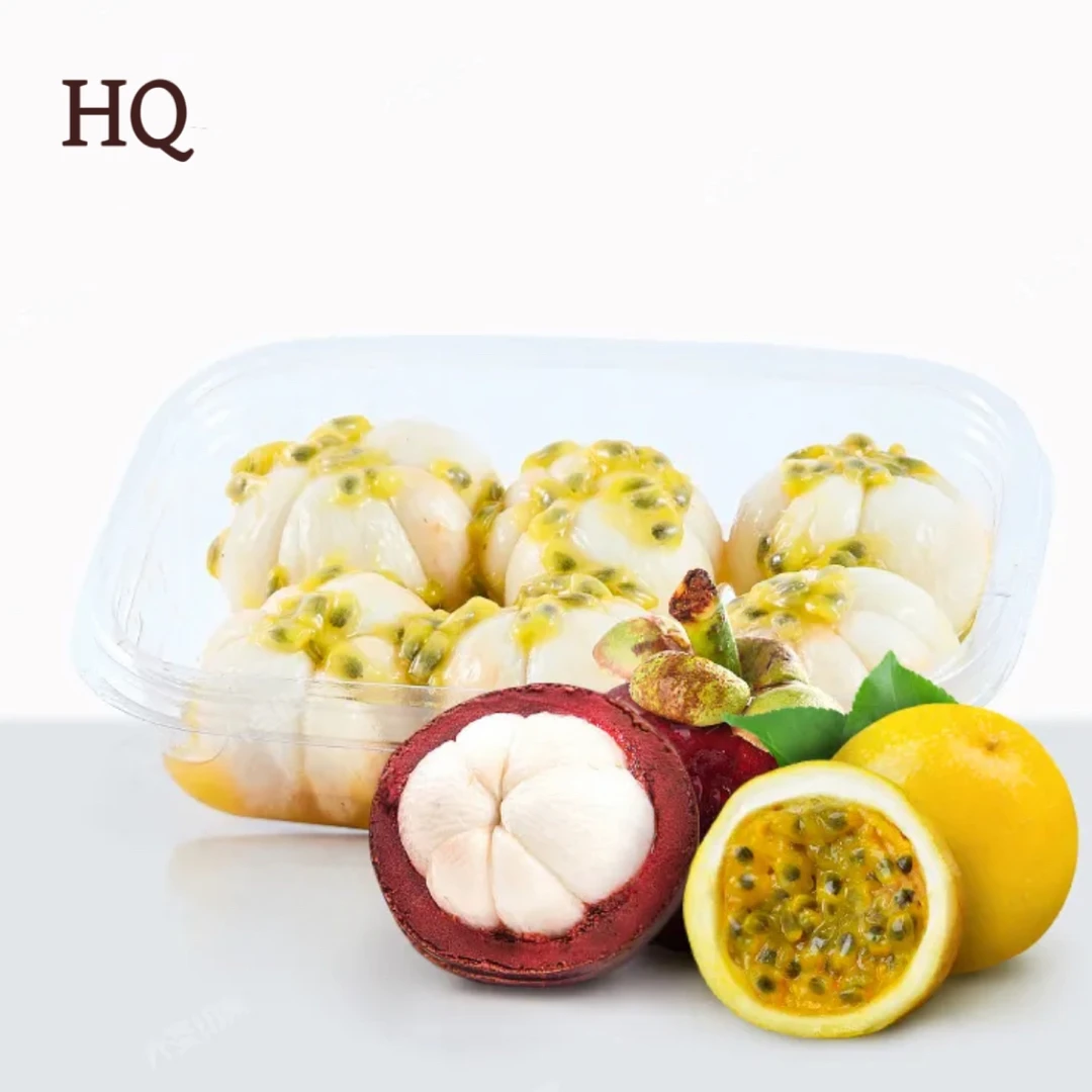 果切【百香果拌山竹】4个山竹 +黄金百香果2个（拌好）