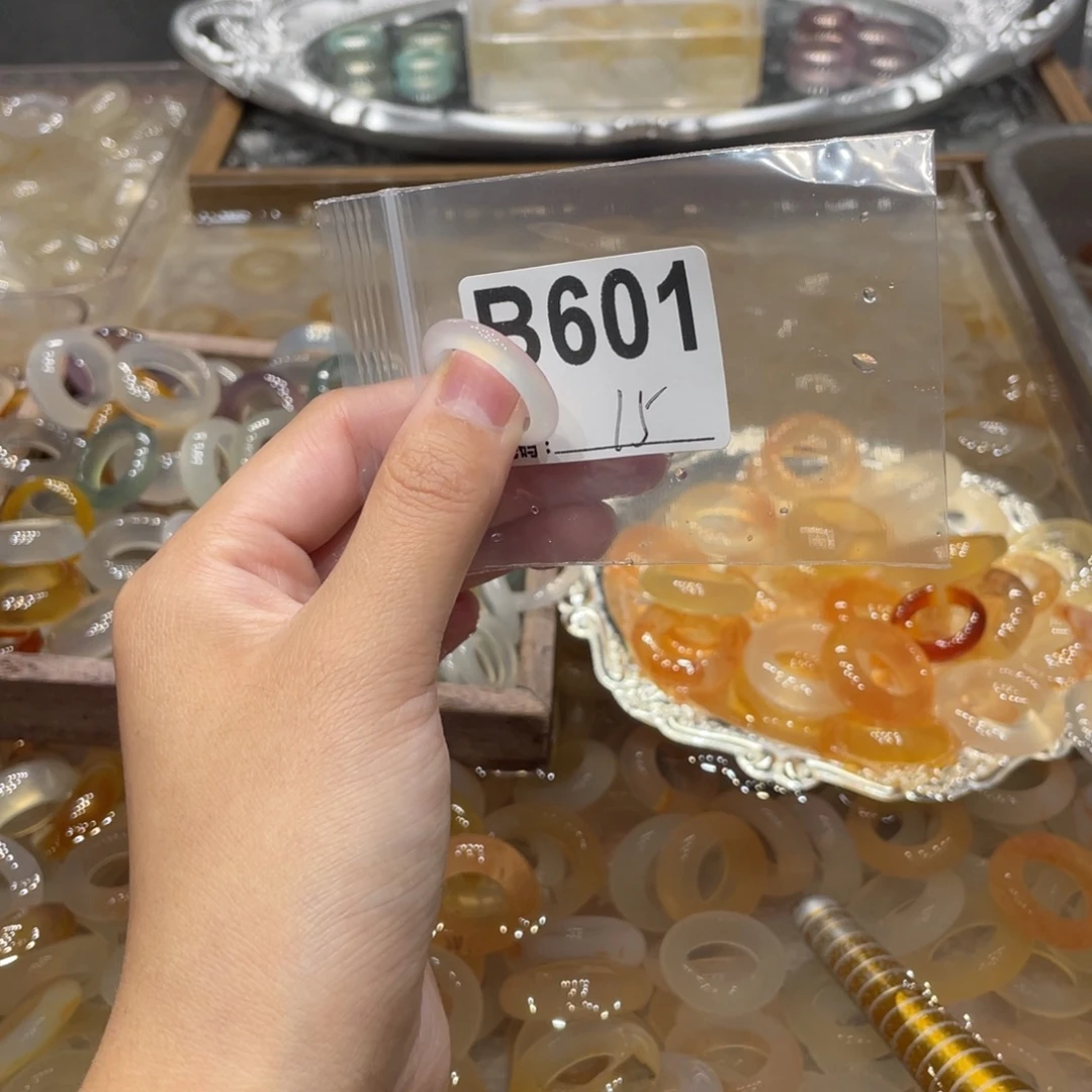 玛瑙/玉髓未镶嵌戒指601