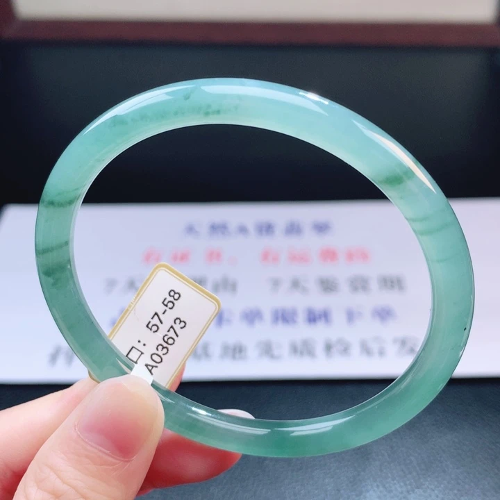 翡翠未镶嵌手镯翡翠手镯40