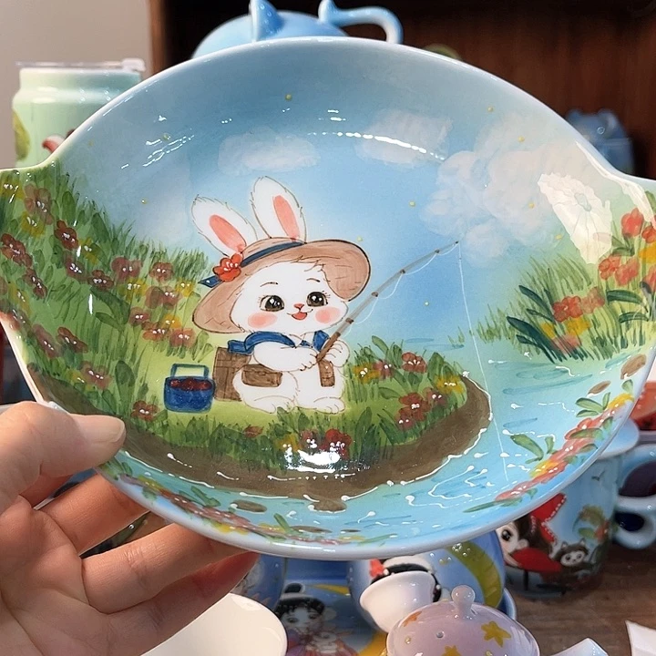 陶景德镇釉下手绘陶瓷